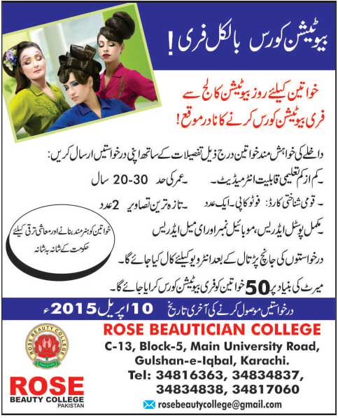 Download Beauty Parlour Training Institute In Karachi Images Beauty 