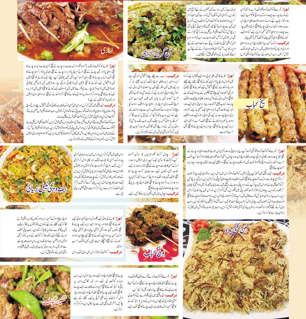 Delicious Meet & Beef Recipes For Eid-Ul-Adha in Urdu