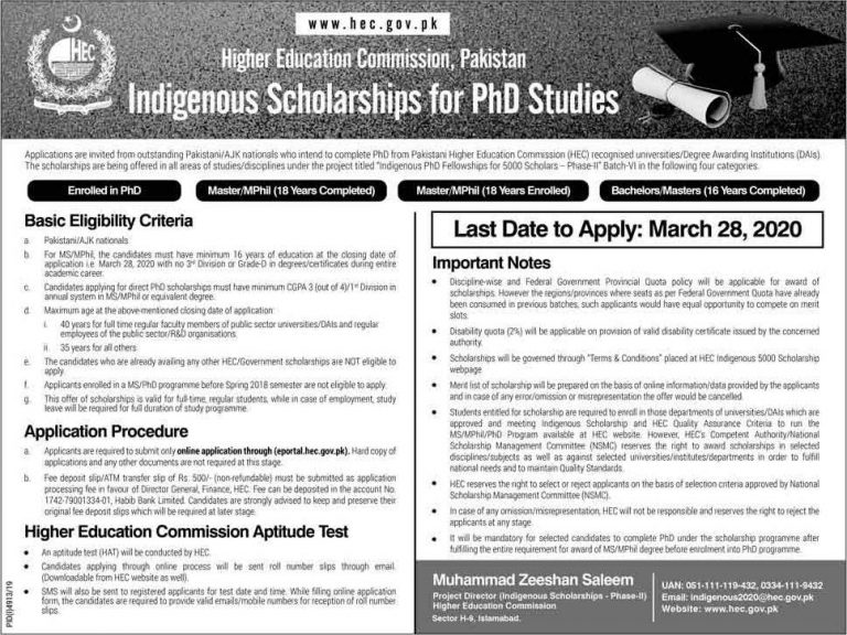 Indigenous Scholarships 2025