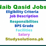 Naib Qasid Jobs in Pakistan, Duties, Salary, BPS, Facilities, Eligibility Criteria
