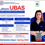 Lahore University of Biological & Applied Sciences Admission 2024